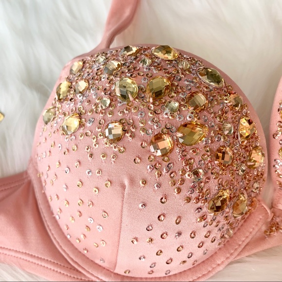 34A Vs Victoriaās Secret jeweled embellished Bombshell Miraculous- Adds 2 Cups - Picture 5 of 16
